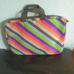Rainbow Stripe Laptop Bag